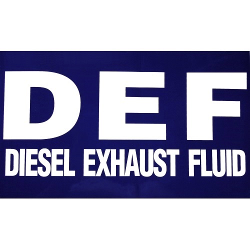PI Decal DEF Diesel Exhaust Fluid Fast Shipping Graphic Overlays